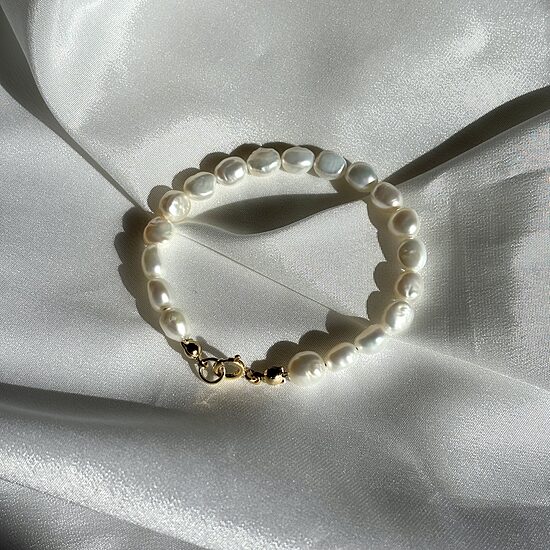 Pearl Bracelet - White Pearls